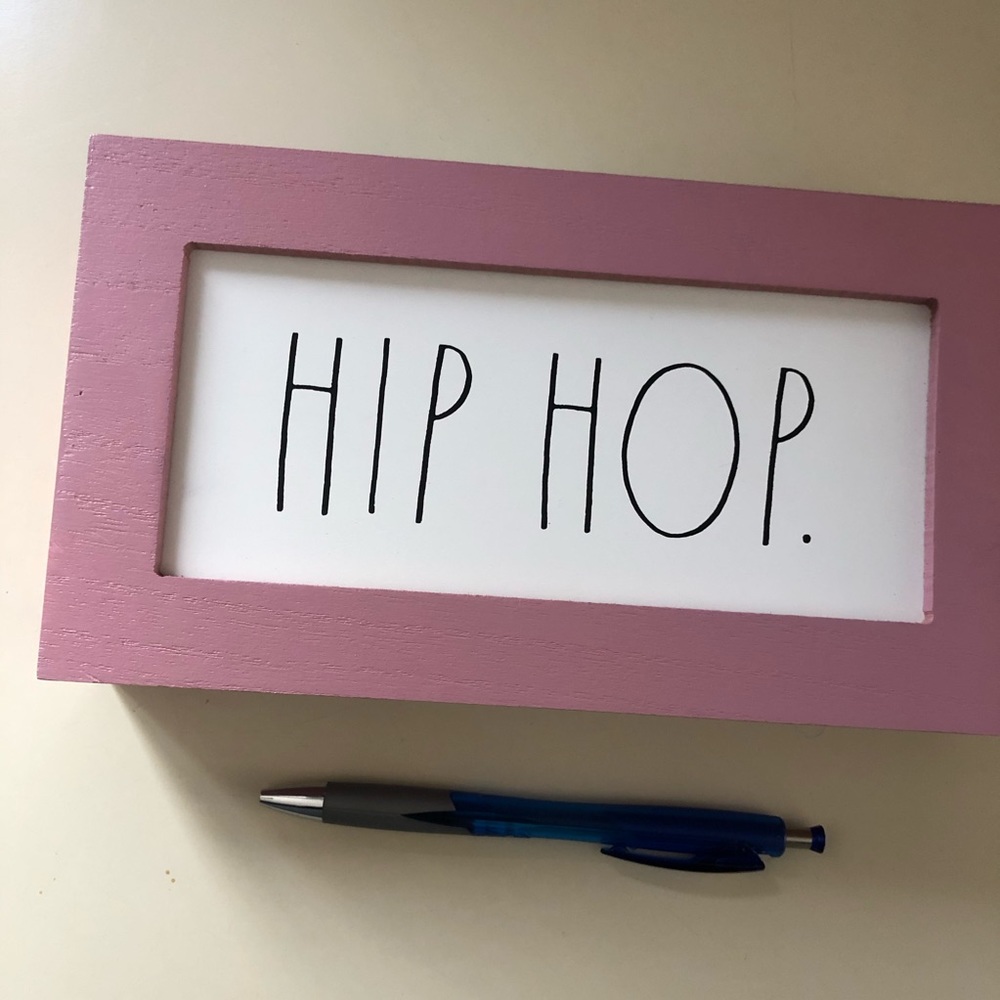 Rae Dunn NWT Hip Hop sign